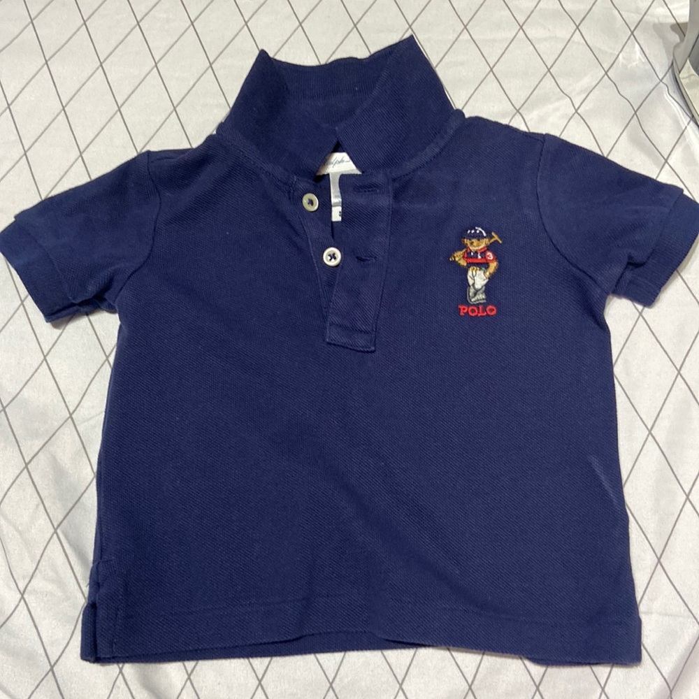 Baby boy Ralph Lauren T-shirt worn one time. Still in good like new condition.